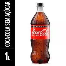 Coca cola zero áçucar 1 Litro