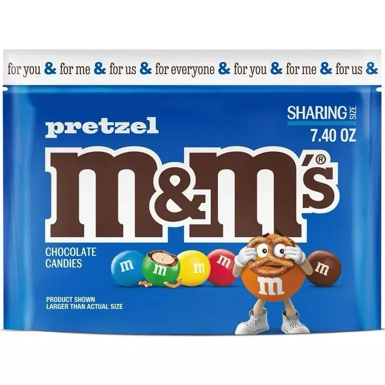 M&M pretzel