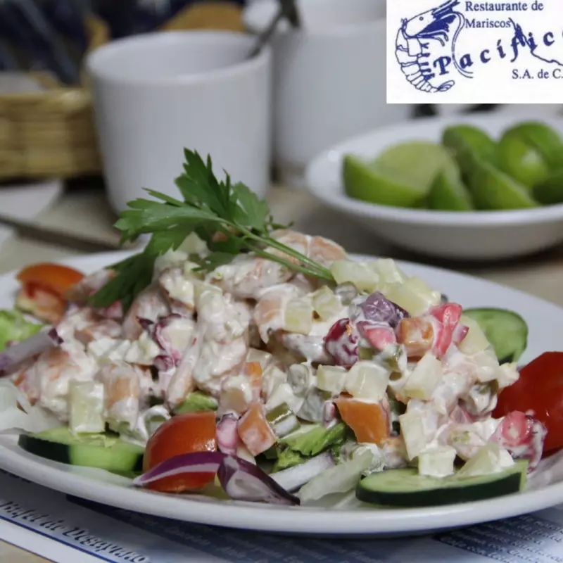 ENSALADA DE MARISCOS 🍤 🐙