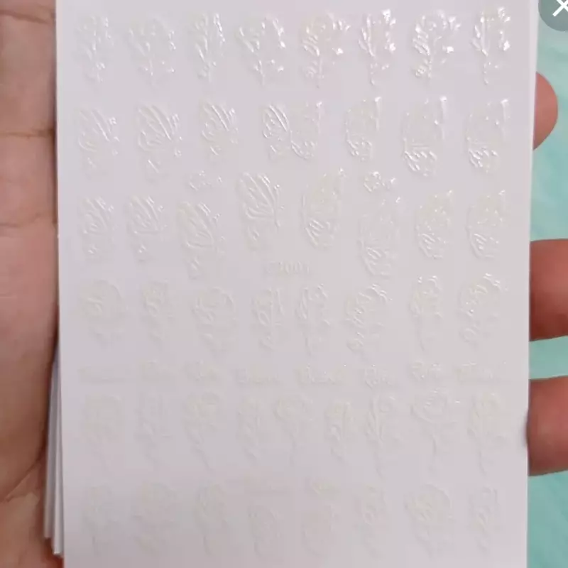 Calcomanías Blancas (C3001)