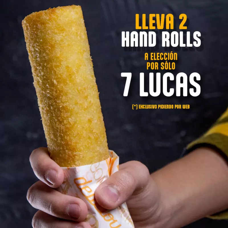 2 HAND ROLLS X 7 LUCAS