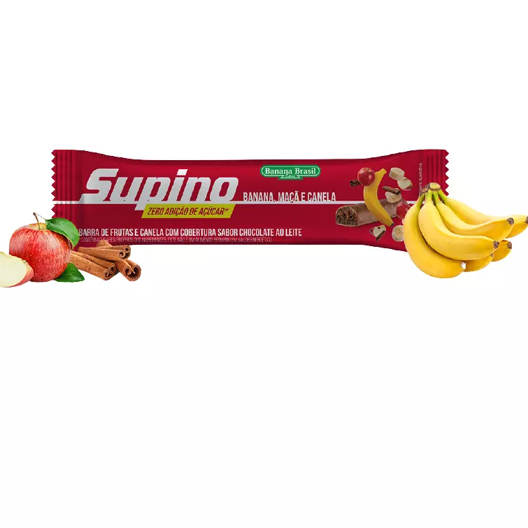 Barra de Banana, Maça e Canela - Supino 24g