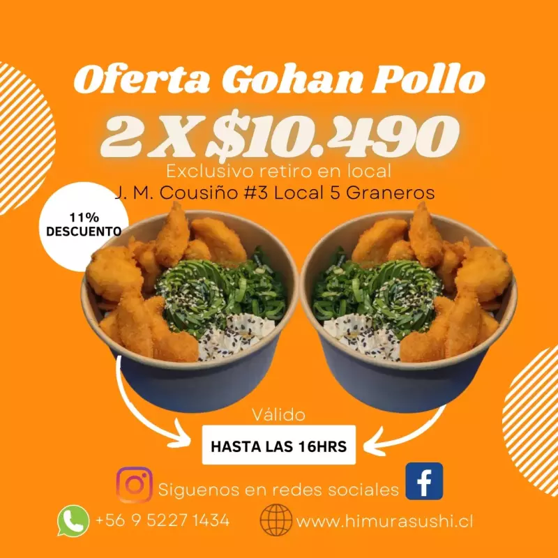 Gohan Pollo Panko x2