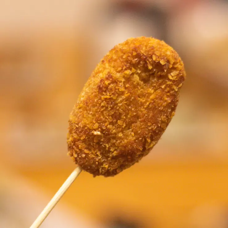 Kushiage de Plátano pieza