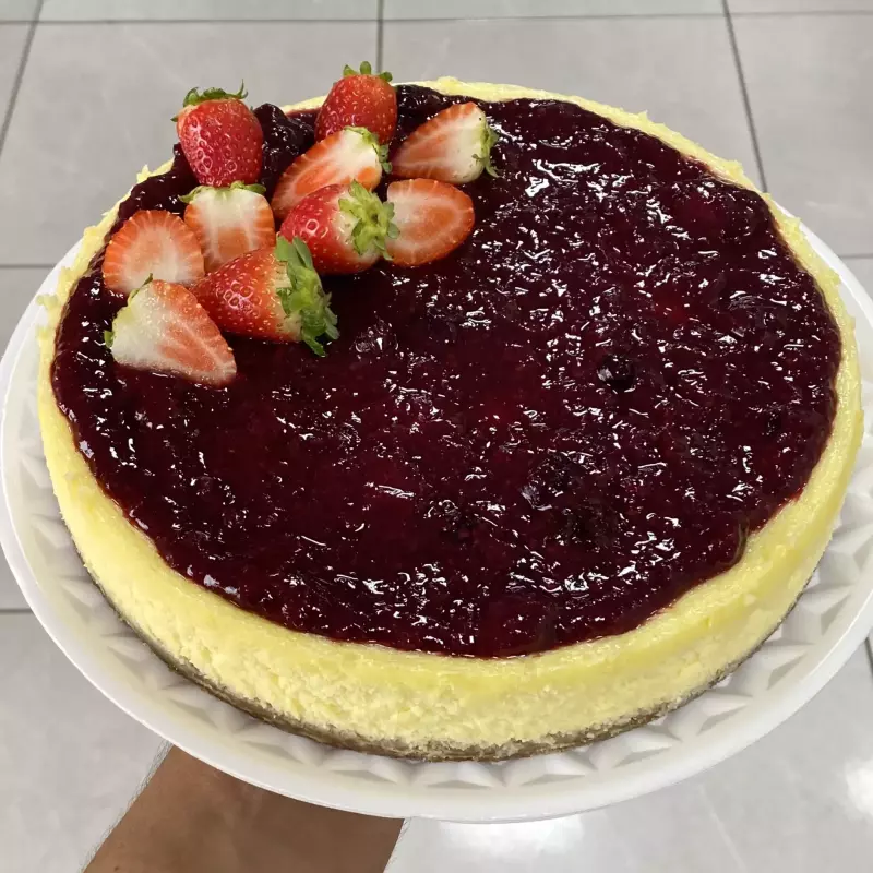 Cheesecake frutas vermelhas