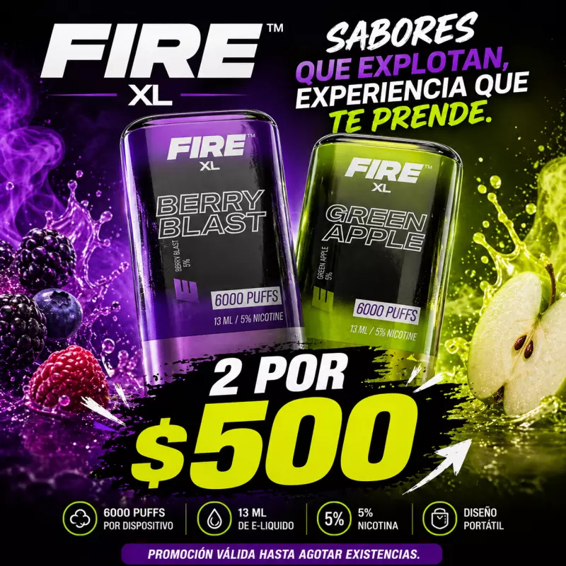 Promoción 2 por  $500 ⚠️