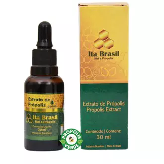 Extrato Própolis Verde 30ml-20% Extrato Seco