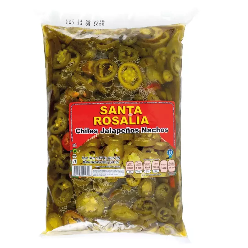 Chiles en Vinagre en Bolsa 1.5 kg
