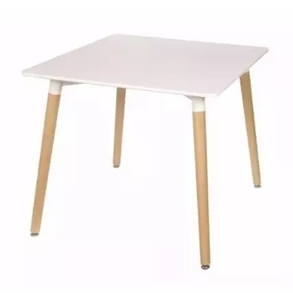 Mesa Nordica 80x80cm Blanca