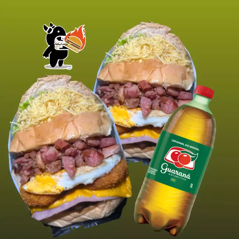 Combo🍔4 ( 2 X-Picanha )