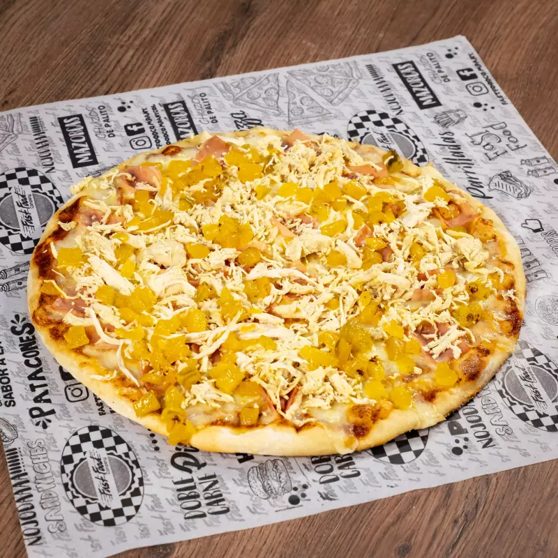 Pizza Hawaiana pollo
