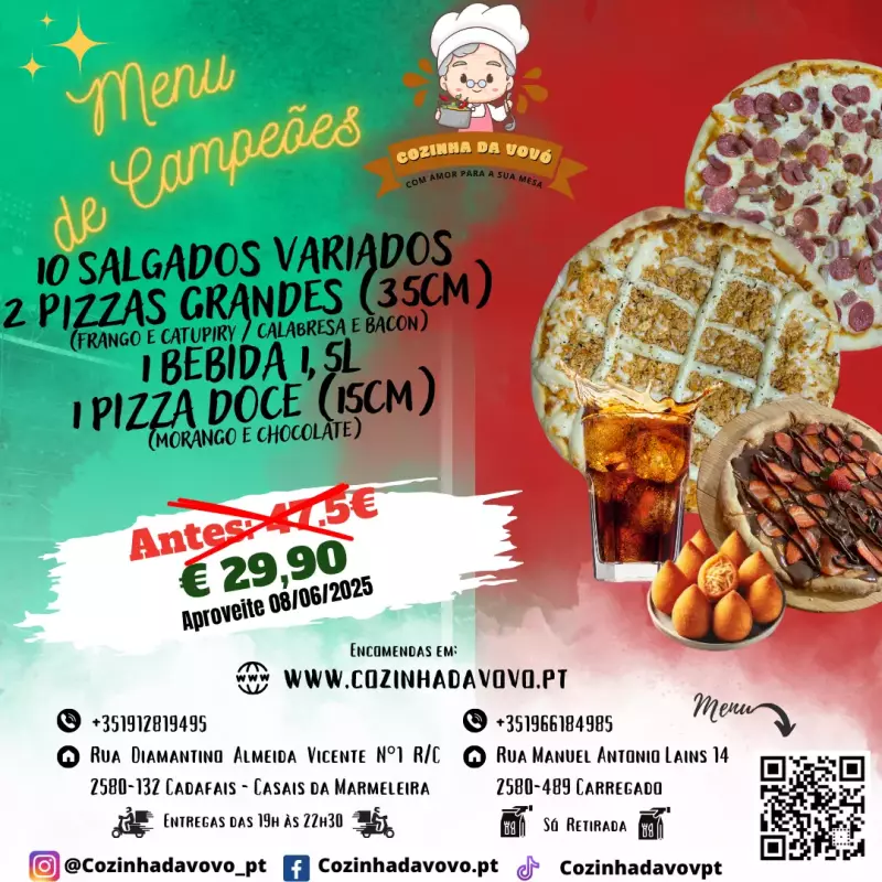 Menu de Campeões