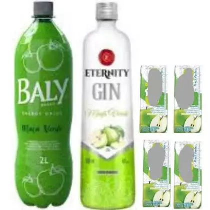 Combo Eternit maçã verde