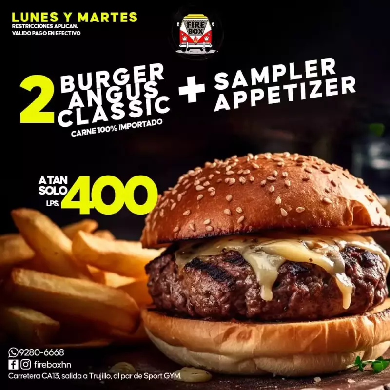 Burger Angus Classic Promo