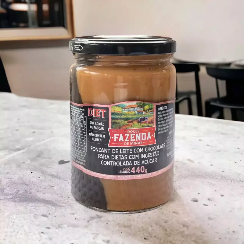 Doce de leite c/ chocolate diet