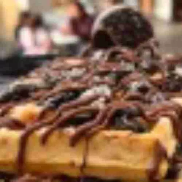 Waffle Nutella e Oreo