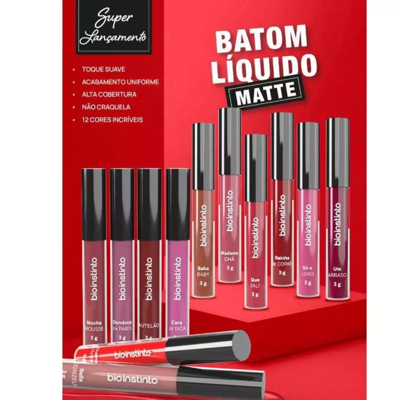 Batom líquido Matte bio instinto