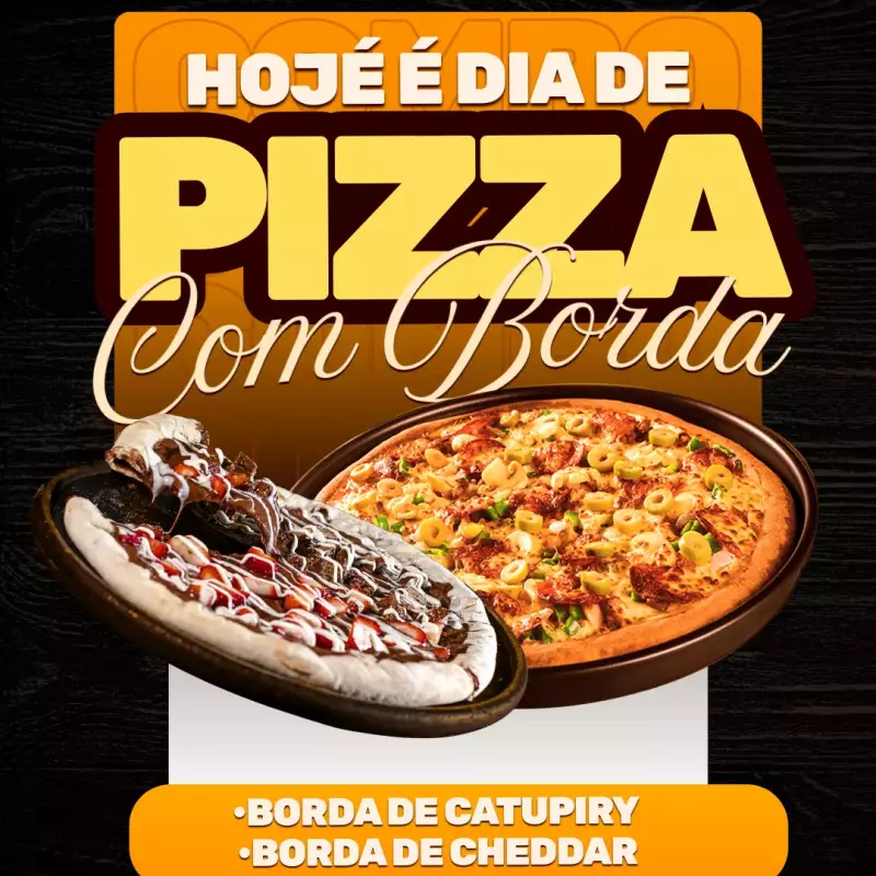 PIZZA G - COM BORDA CHEDDAR