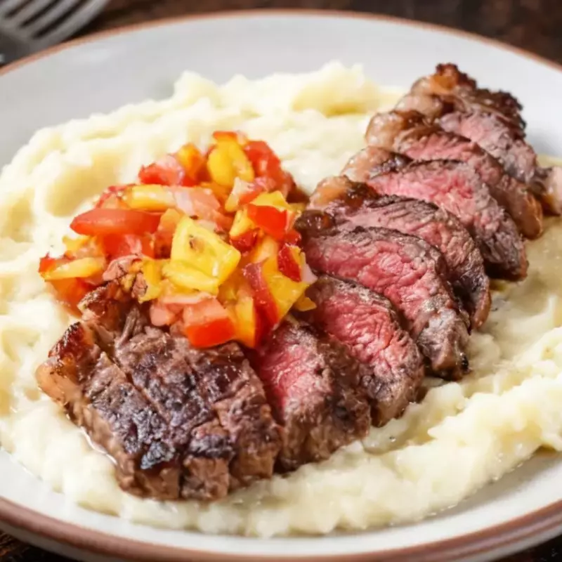 Picanha de Sol com Pirão
