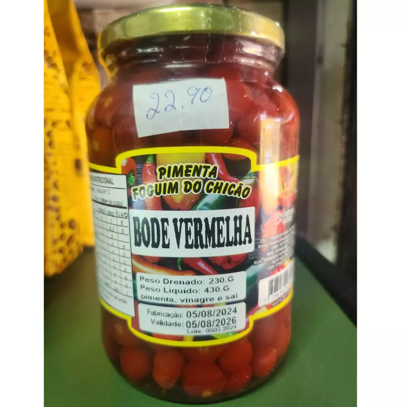 PIMENTA BODE VERMELHA