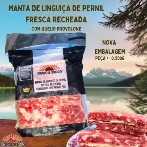 MANTA LINGUIÇA DE PERNIL PRADO E BRA