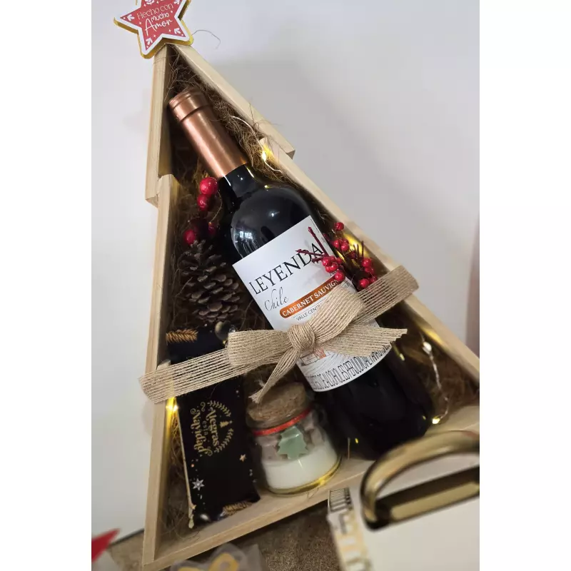 Arbol madera navidad