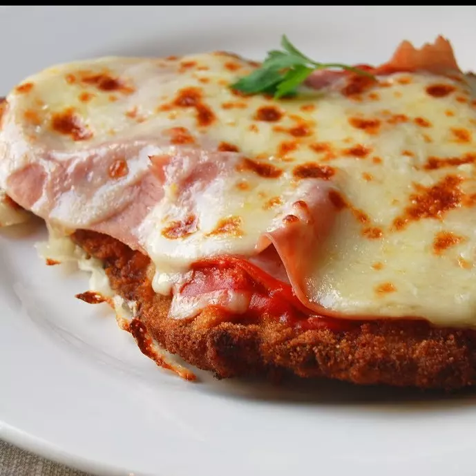 Milanesa napolitana c/papas