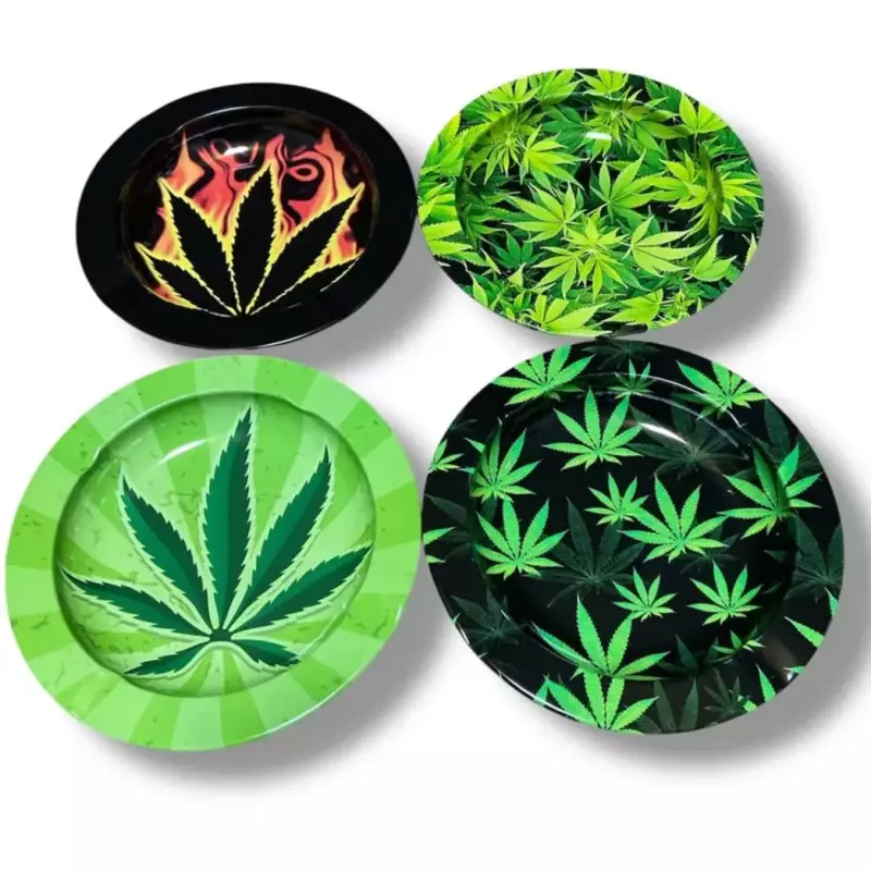 Cinzeiro Metal - Weed