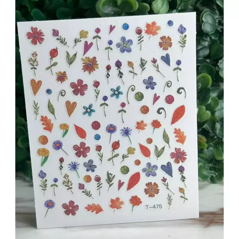 Cartela Adesivo T-475