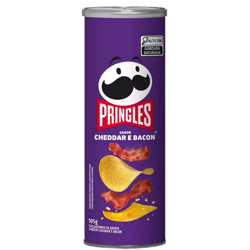 Pringles Cheddar e Bacon 105g