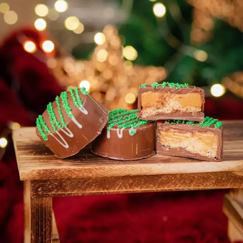 Bombom de chocotone de doce de leite