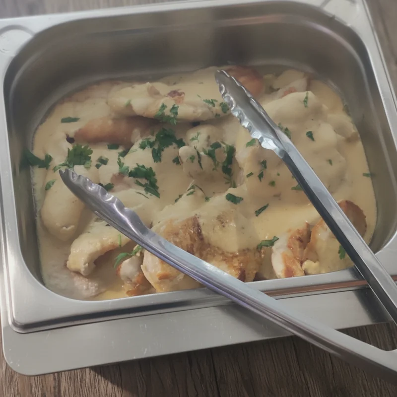 Filé de frango ao molho de Queijo