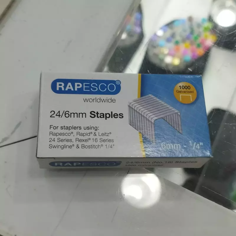 Grapas lisas Rapesco 24/6mm