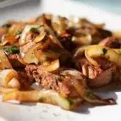 Copa lombo acebolada