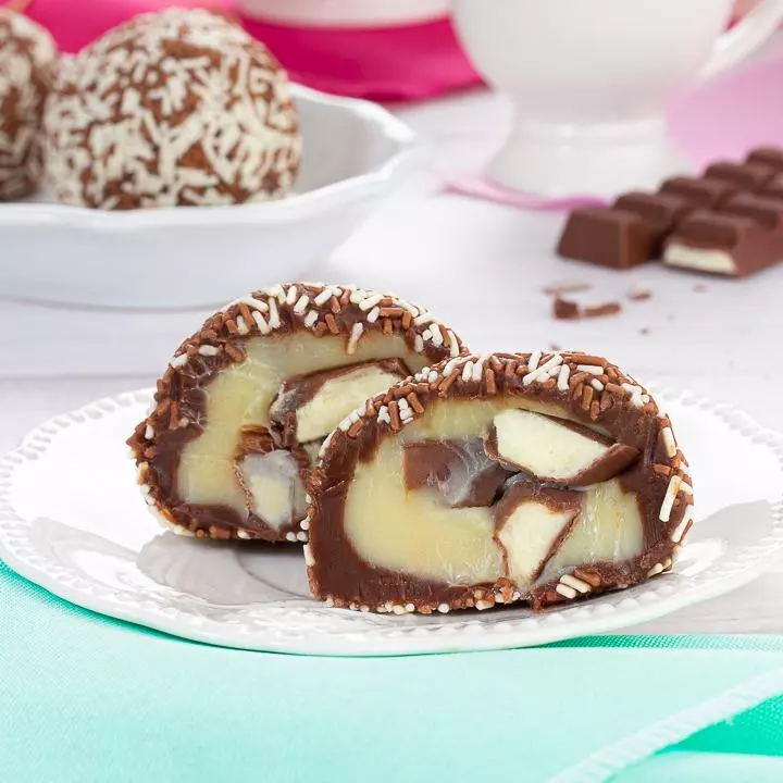 Brigadeiro Recheado Kinder