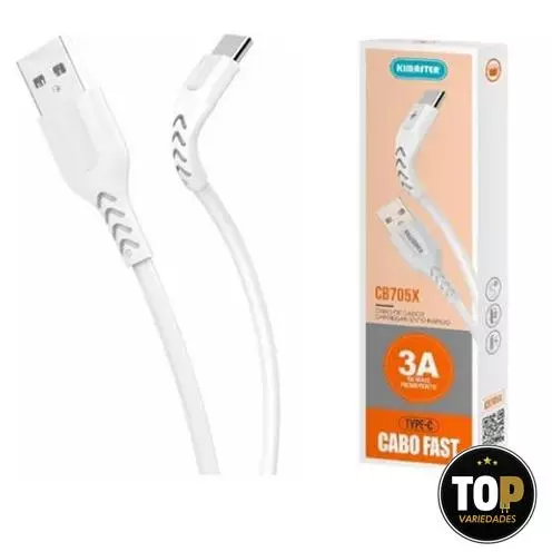 Cabo Type-c 3A Carregamento Rápido Kimaster(cópia)