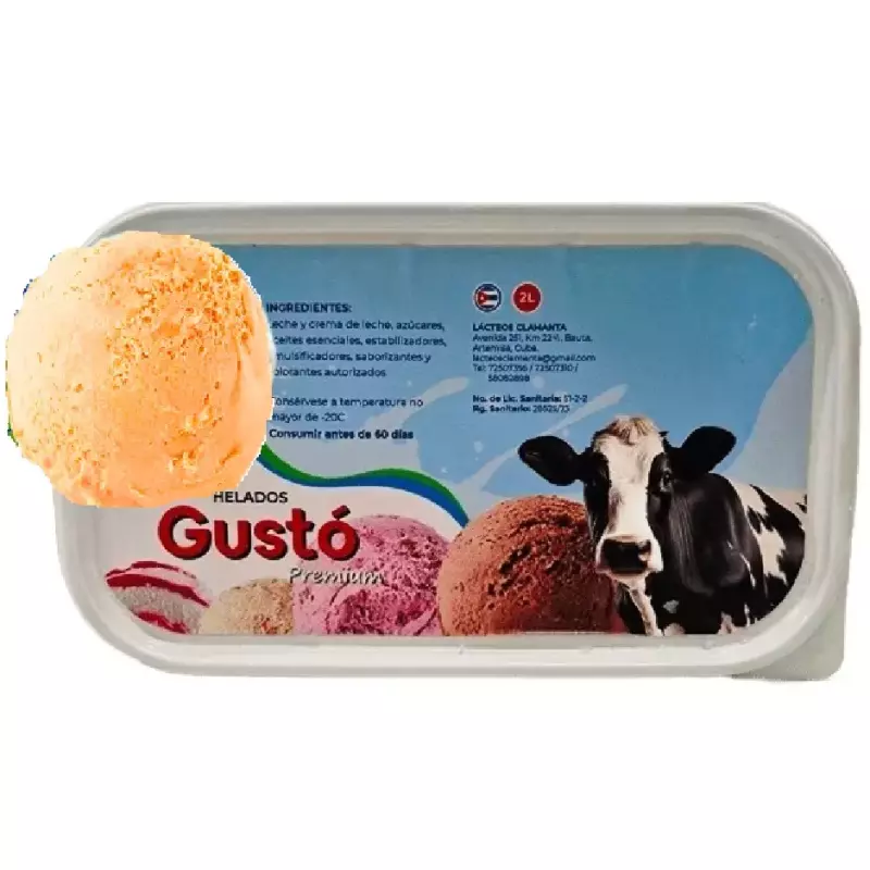 Helado de Naranja Piña 2L