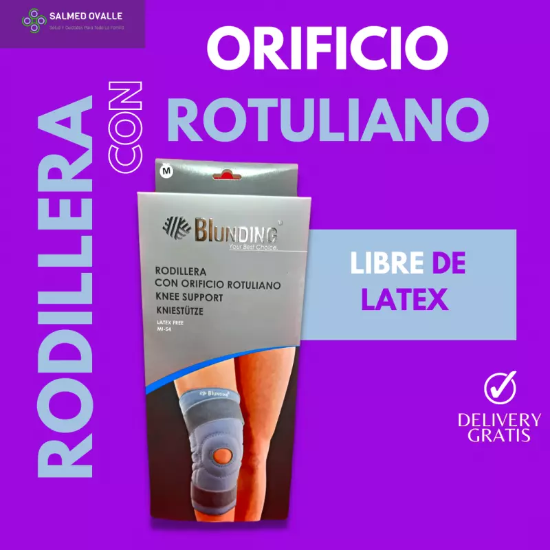 RODILLERA CON ORIFICIO ROTULIANO