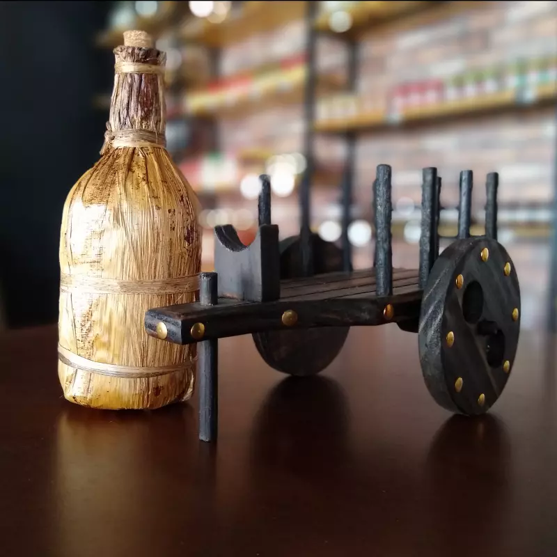 Pingometro Carro de boi com garrafa