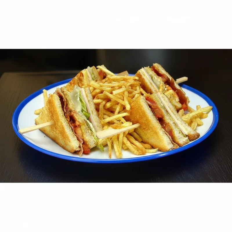 Club House con Papas Fritas