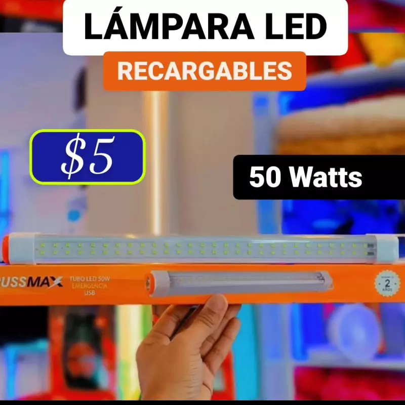 Lámpara Led Recargable. 50W