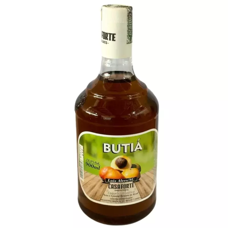 Cachaça sabor butiá (Casa Forte)