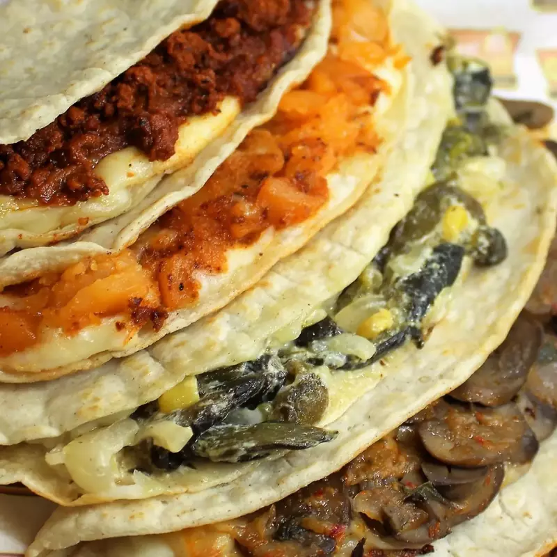 QUESADILLAS CON GUISADOS