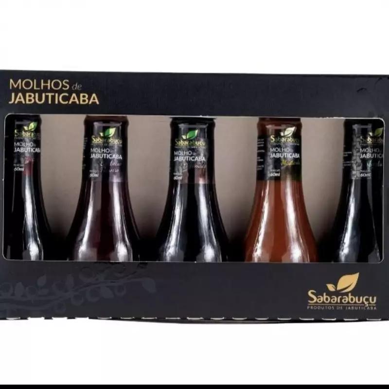 KIT 5 MOLHOS COM 60ML