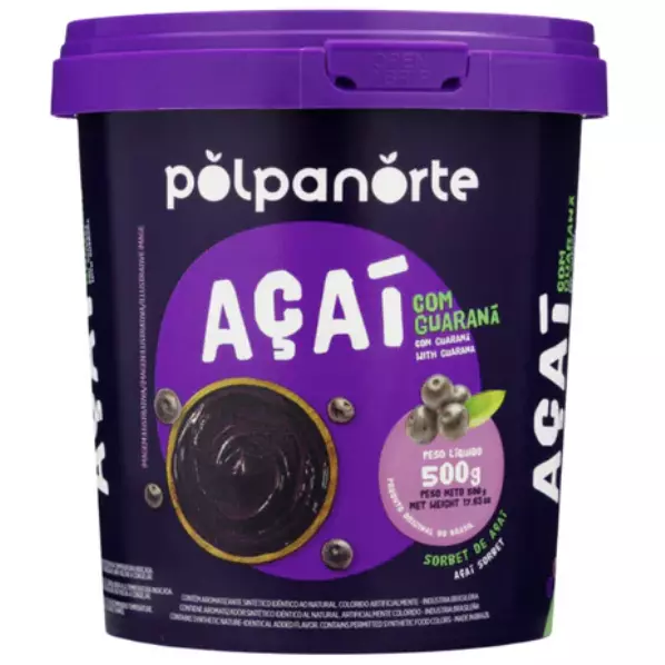 Creme de Açai Polpanorte 500g