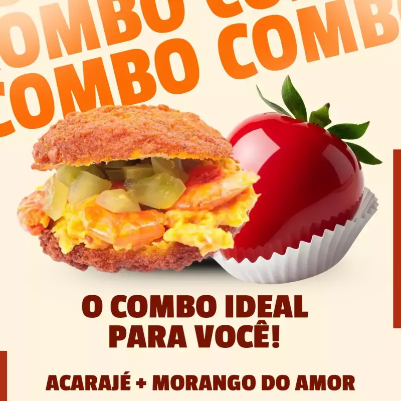 Combo Acarajé + Morango do Amor