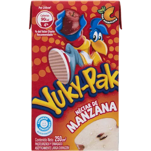 YUKY - PACK  MANZANA  JUGO 250ML