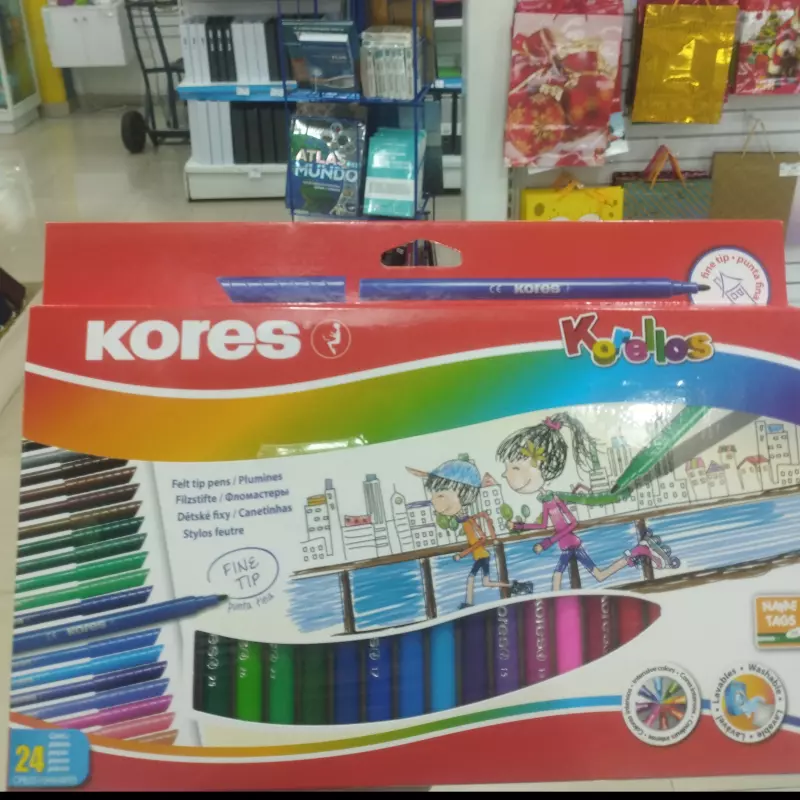 Marcadores finos kores