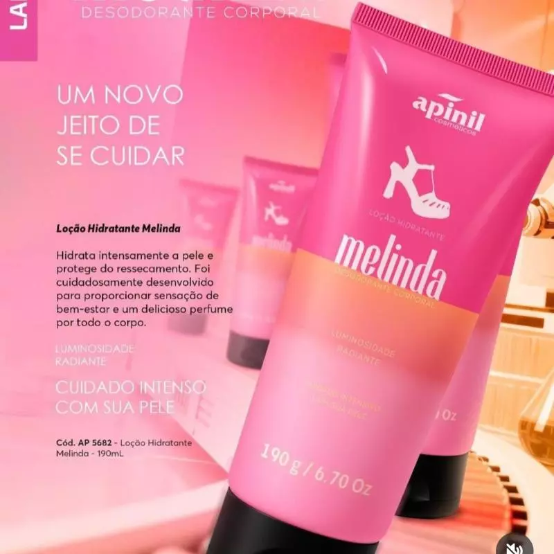 LOÇÃO HIDRATANTE MELINDA(copy)