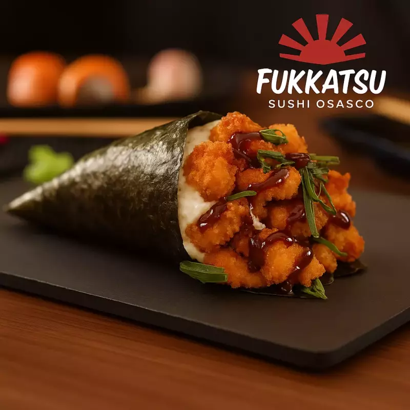 TEMAKI SALMÃO CRISPY